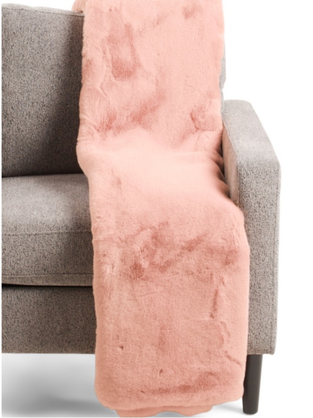 Rachel Rachel Roy Misty Rose Faux Fur Throw